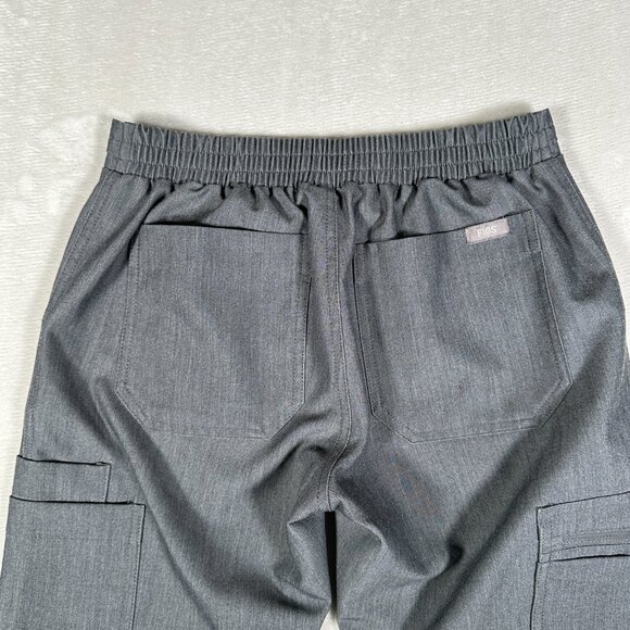 Figs Scrub Pants Women Size XXS Petite Gray Yola Skinny Drawstring Pockets - Picture 11 of 11